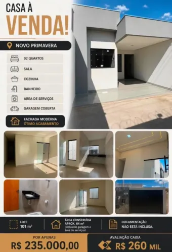 Preço de OPORTUNIDADE no Novo Primavera
