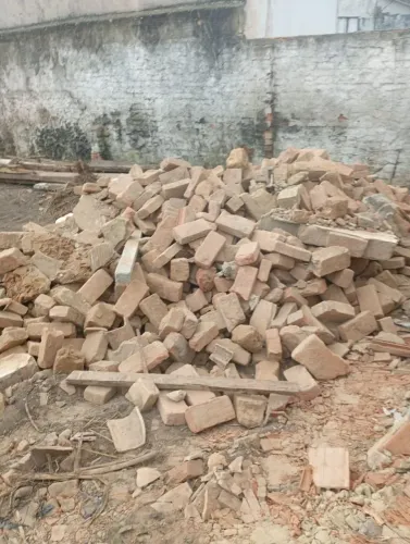 Material da construção usado.