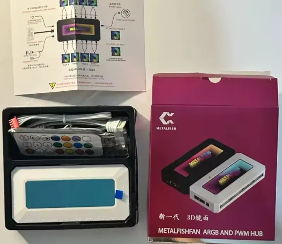 CONTROLADORA ARGB COM CONTROLE