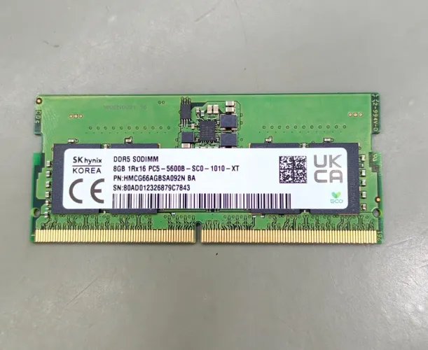 Memória ram 8Gb DDR5 5600Mhz Notebook