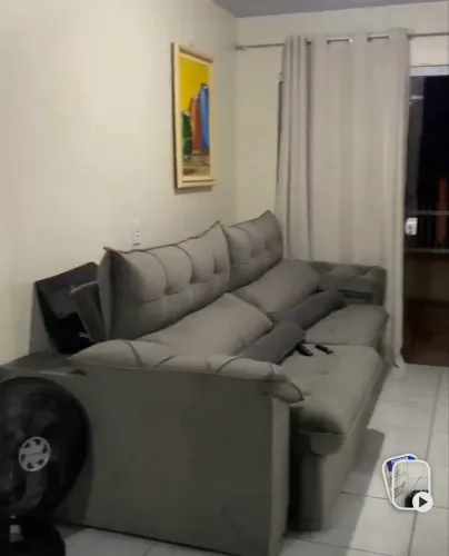 Sofá retrátil grande super confortável