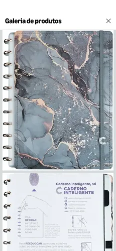 Caderno Inteligente Grande Onyx