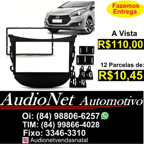 Moldura De Painel 2 Din Multimidia Dvd Mp5 Hyundai Hb20 2012 2013 2014 2015 2016 2017 2018