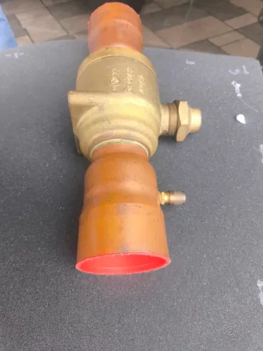 Válvula de Esfera Danfoss GBC 67s (2.5/8") - Com Tomada de Acesso (Schrader)