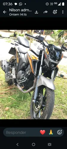 Fz25 250 2025 só 15milkm estado de zero.