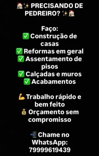 PEDREIRO *
