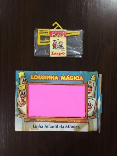 Lousinha Mágica Linha Infantil da Turma da Mônica Phebo + Embalagem Meia Lupo (Anos 90)