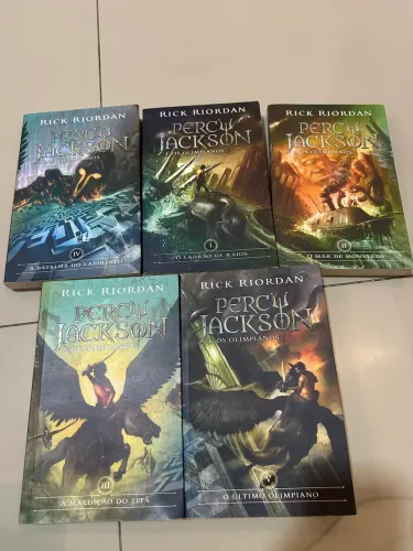 Coleção completa perçy jackson