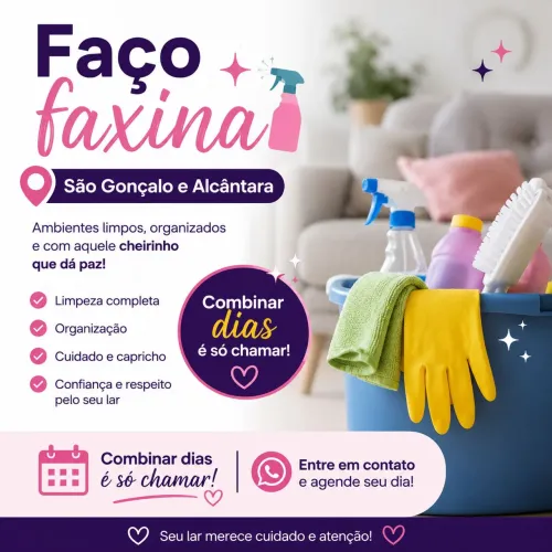 FAÇO FAXINA