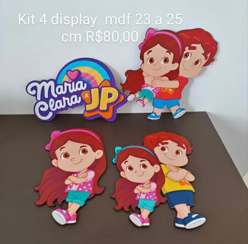 Display personagem MDF Maria Clara e jp