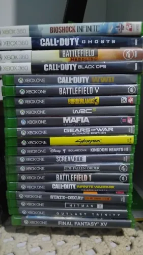 Lote de Jogos Xbox One e Xbox 360 - 20 Jogos