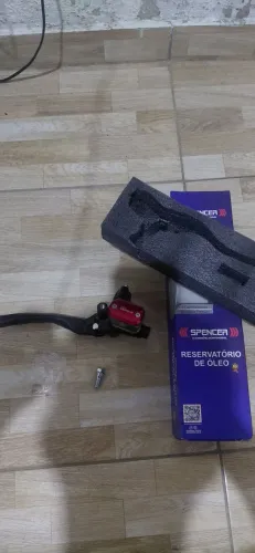Burrinho de Freio Esportivo Dianteiro Spencer Vermelho Novo Completo