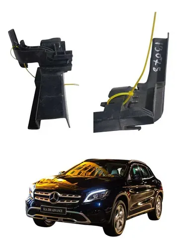 Canaleta Guia Vidro Dianteiro Esquerdo Mercedes Gla 200 2018 Preto