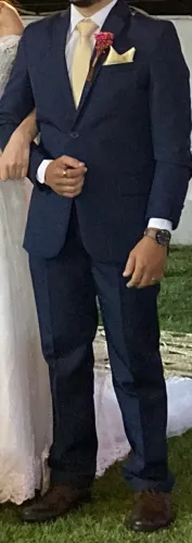 Terno Masculino Azul Marinho