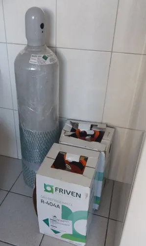 Cilindro Nitrogênio/ Gás refrigerante