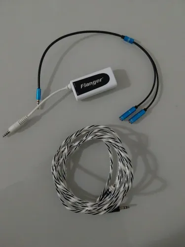 Kit de Áudio P2 - Cabos e Adaptadores | Ótimo Estado