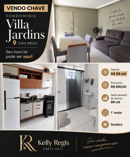 Vendo Chave Villa Jardins (Excelente imóvel).