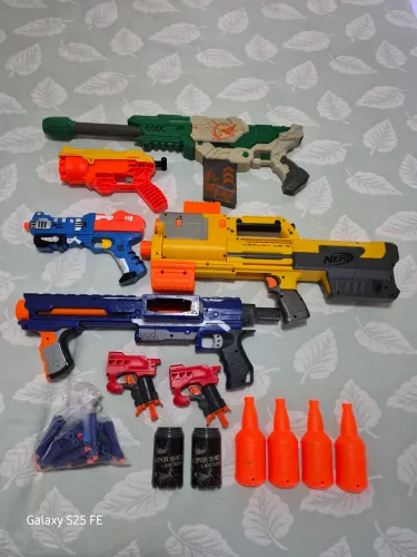 7 Arminhas de Brinquedo NERF