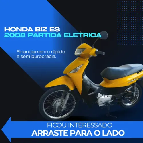 honda biz es com partida