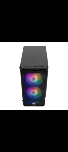 Gabinete gamer TGT preto, com duas ventoinhas, lateral em vidro (não funciona usb frontal)