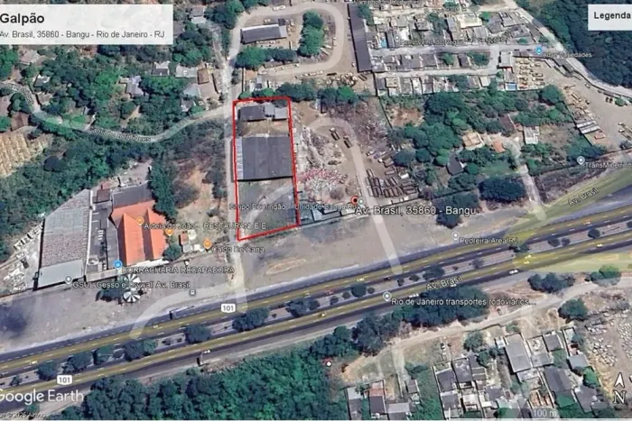 GALPÃO DE 4.000m² PARA LOCAÇÃO EXCELENTE LOCALIZAÇÃO EM BANGU (RJ)