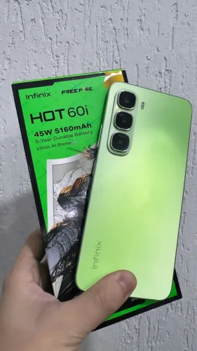 Infinix Hot 60i 256gb com garantia e nota