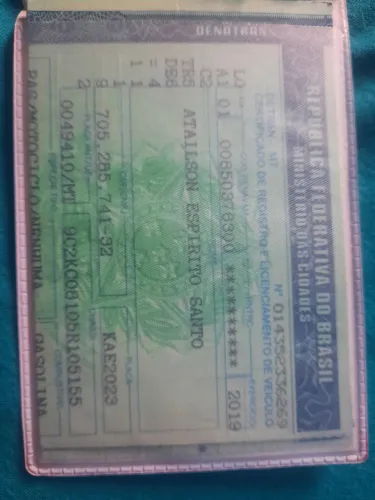 Procura moto titan azul 150 placa KAE 2023