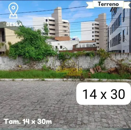 Terreno à venda, 420 m² por R$ 1.800.000,00 - Jardim Oceania - João Pessoa/PB