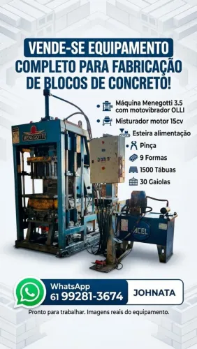 Maquina blocos menegoti 3.5