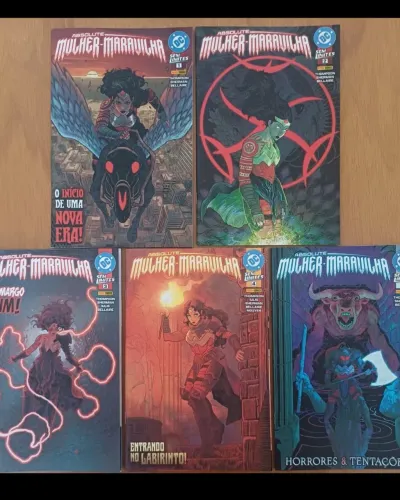 Absolute Mulher Maravilha (vols. 1 ao 5) Panini