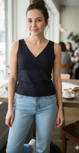 ESOTÉRICA BLUSA LYCRA TAM M ( até 46) 45,00<br>ALTURA 55cm<br>Largura até 59cm