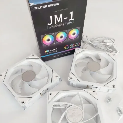Kit 3 fans Unifan Teucer JM-1 Brancas