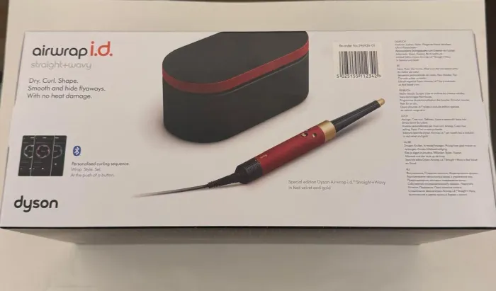 Dyson Airwrap Complete Long Red Velvet / Gold - Versao Europeia 220V