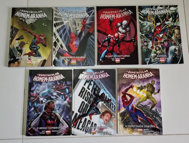 7 Histórias em quadrinhos - Homem Aranha - CAPA DURA