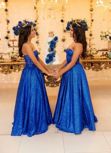 Vestido 15 anos Gêmeas 