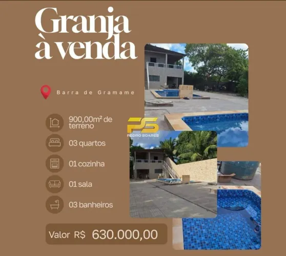 Granja à venda Barra de Gramame