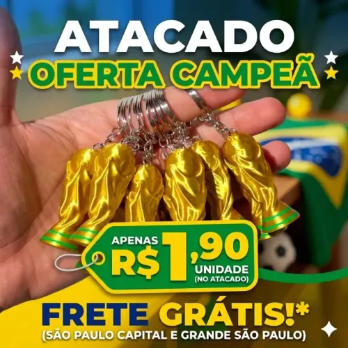 Chaveiro Taça Da Copa Do Mundo Atacado