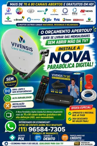 Antenas Nova Parabólica 