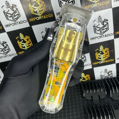 Máquina de Corte Kemei Profissional - Nova