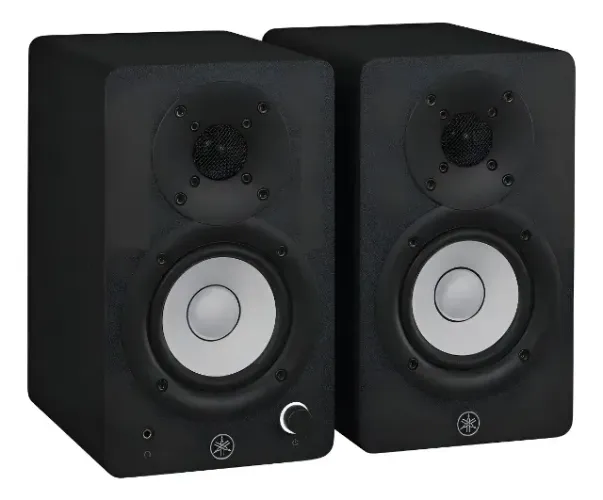 Par De Monitores De Referência De 2 Vias Hs 3b Preto Yamaha Par De Monitores De Referência