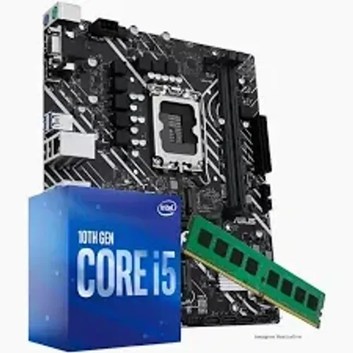 Kit Placa mãe H510, I5 10400, cooler e Memória Ram 8 gb 2666hz