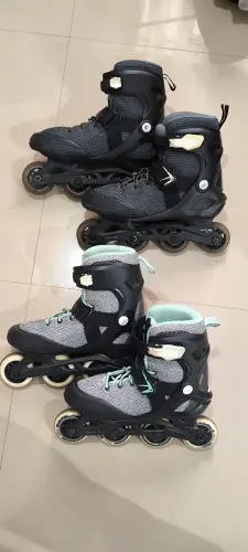 Par de Patins Oxelo N°41 e N°38