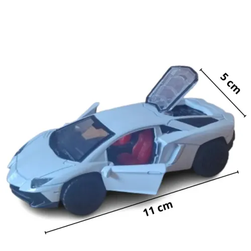 Mini Carrinho De Ferro Com Africção Lamborghini Colecionavel