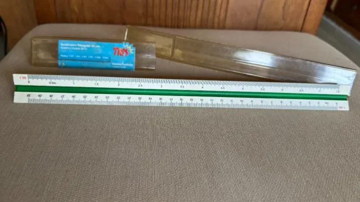 escalímetro triangular 30 cm - marca tris