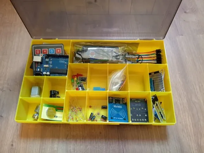 Kit Arduino + Caixa Organizadora