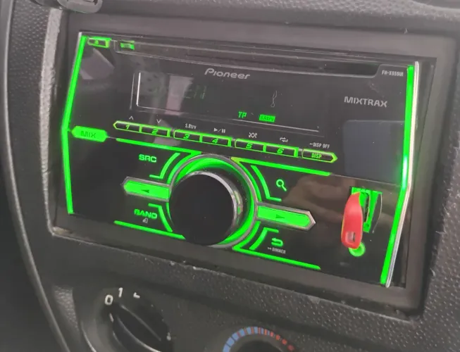Pioneer 2 din raridade CD USB auxiliar excelente estado relíquia 