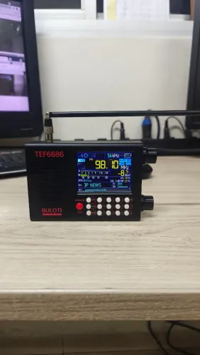Rádio Rds DSP TEF6686  -Tela touch (Chip Automotivo)