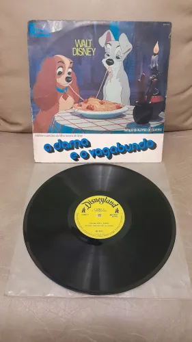 Lp disco vinil antigo A Dama e o Vagabundo.
