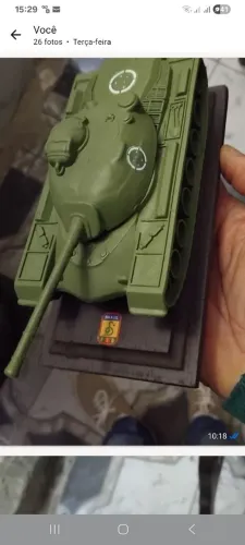 Miniatura veiculo militar.