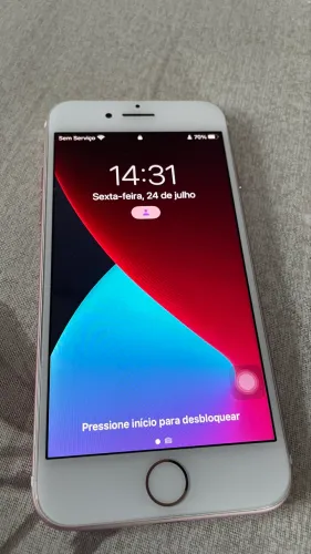 iPhone 7 Rose Gold, 128GB - Sem Riscos - Funcionando Perfeitamente